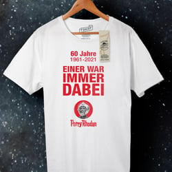 T-shirtaufdruck für Perry zum 60zigsten