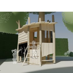 rendering spielhaus