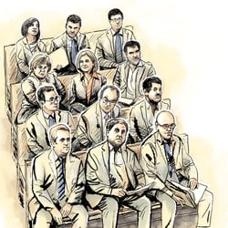 Die 12 angeklagten katalanischen Politiker