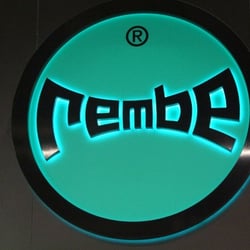 LED Leuchtschild auf folierter Plexiglasplatte