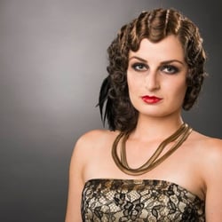 20s hair&make-up with wig