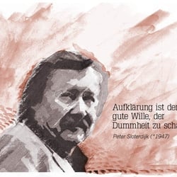 Peter Sloterdijk (*1947) Er schuf1989 den Begriff Eurotaoismus und erarbeitete eine Kritik der politischen Kinetik.