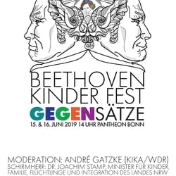 Plakat Beethoven Kinder Fest 2019 (Illustration und Gestaltung)