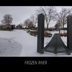 Frozen river