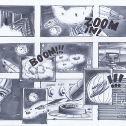 Storyboard NovaRaider Copics