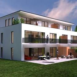 3D Visualisierung Mehrfamilienhaus