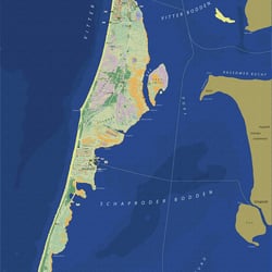 Karte der Insel Hiddensee