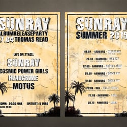 Sunray Plakate 2014/2015