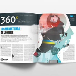 PEACEMAKER, illustration for french magazine Le Courrier International, may 2017
