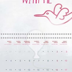 Love and Joy / (Monthly calendar, 14 pages)