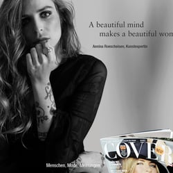 Printanzeigenserie Burda COVER Magazin