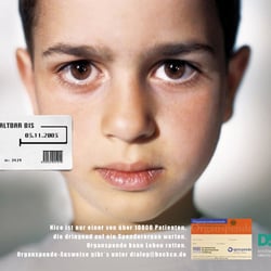 Social/Plakat für Organspendeausweis