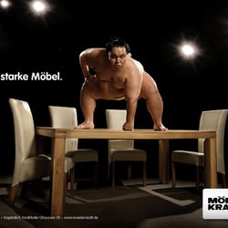 Markenkampagne für Möbel Kraft