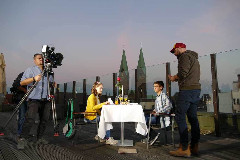 Dreh der Webserie
