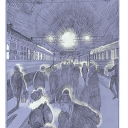 Illustration aus der Graphic Novel Bernadette Schweihoff