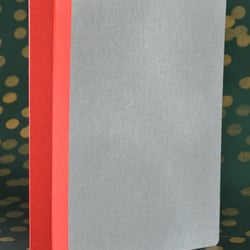 Teschner-Werkraum,  rot,A5 Ringbuch,aufgesetzter Leinenrücken,