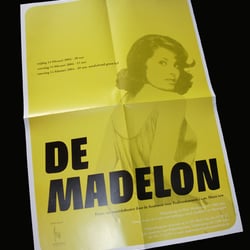 posterdesign for ‚De Madelon‘, a dance and theatre play
