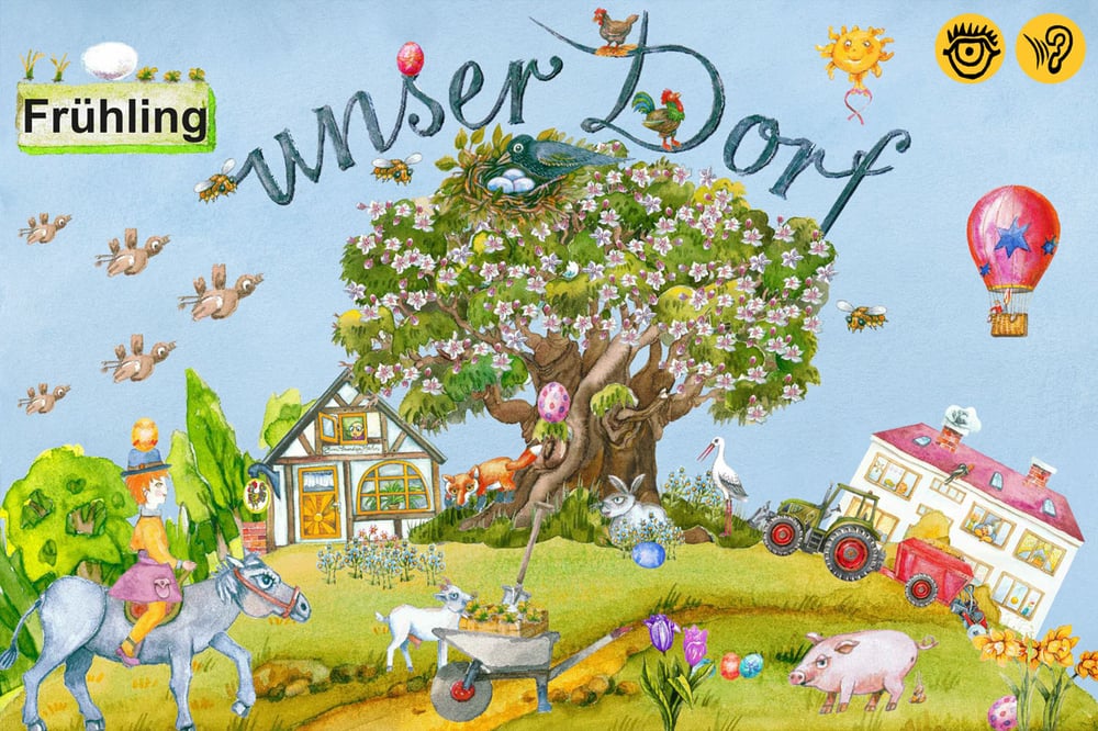 animiertes Bilderbuch, enhanced ebook für Kinder