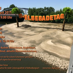 Flyer + Plakat für 9. Elbebadetag 2011