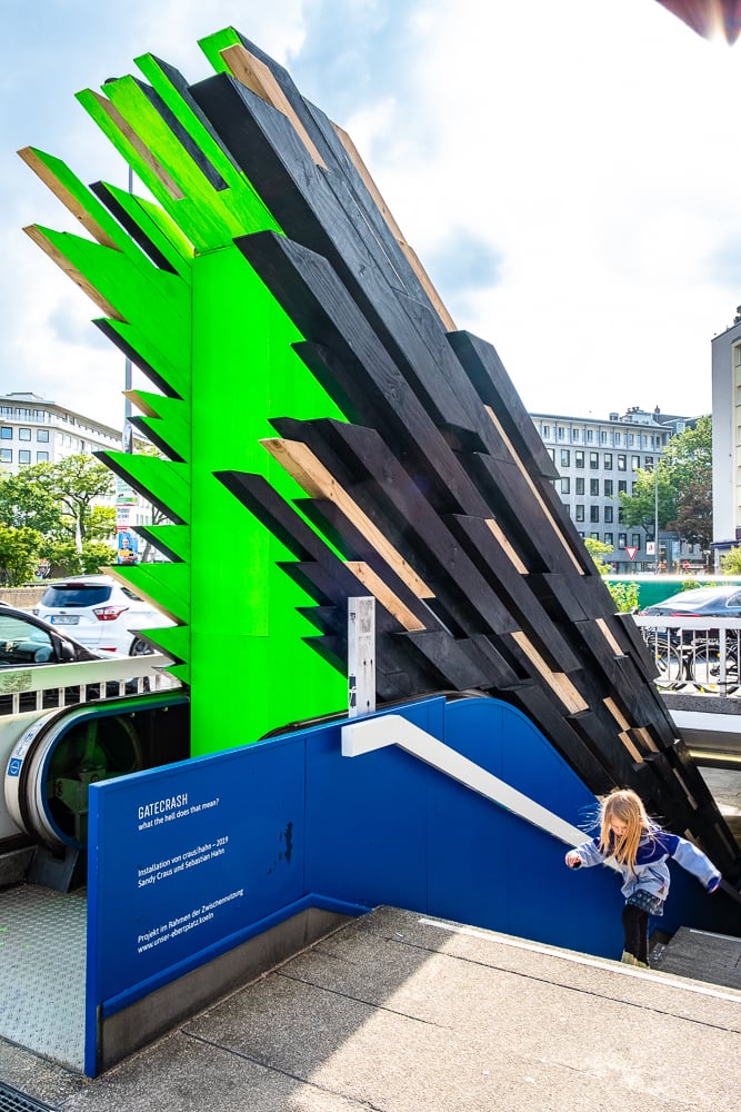 „Gatecrash“ zu besichtigen am kölner Ebertplatz