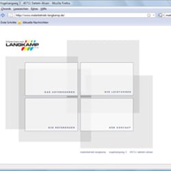 Malerbetrieb Langkamp – (Konzeption, Gestaltung & Programmierung)