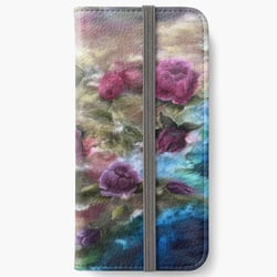 Rosen auf iphone-flip-case