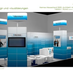 3D – Eventarchitektur – Messestand Hermes 3