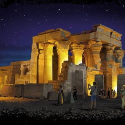 Tempel, Kom Ombo, Ägypten