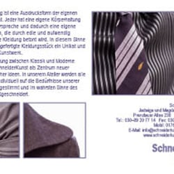 Flyer Rückseite Auftragarbeit