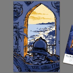 Cover zum Jahreskalender der Büchergilde Gutenberg 2009, Thema: „Der Weltensammler“ von Ilija Trojanow