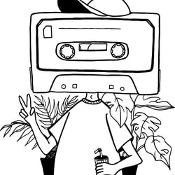 Artwork für Merchandise eines Kollektivs für Livesessions