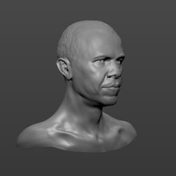 3D Modell von Barack Obama