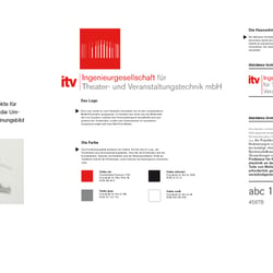 Corporate Design Ingenieurbüro itv