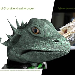 3D Charactermodelling Cyberechse