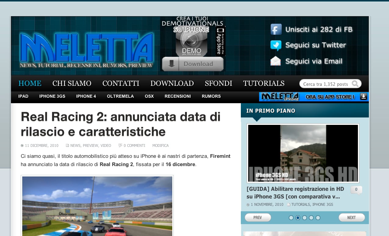 Meletta.net (Wordpress)