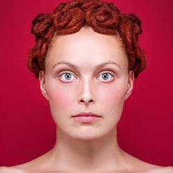 the face