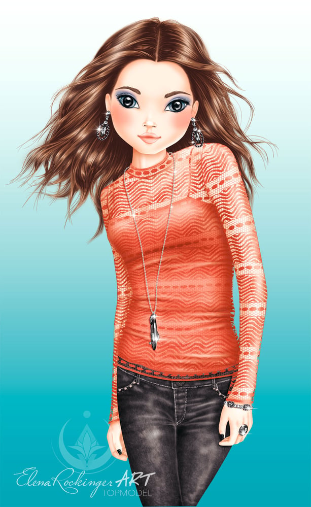 TopModel Coverillustration (Figurine) | Digital Painting für Depesche