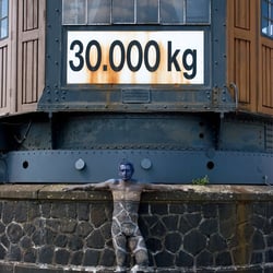 Bodypainting Camouflage Rheinauhafen Köln