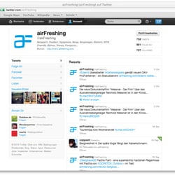 airFreshing.com – Offizieller Twitter-Account des Outdoor-Olinemagazins