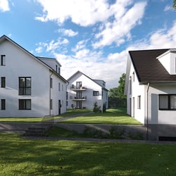 Seitenansicht von Häusern