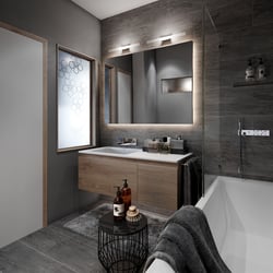 3d Visualisierung Bad Rustic