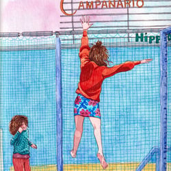 Trampoline euphoria