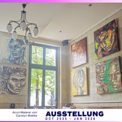 Ausstellung in Cottbus, carographic, Pop Art Kunst der Malerei von Carolyn Mielke