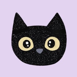 Schwarze Katze