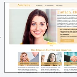 Webauftritt von Aletheia Personalservice