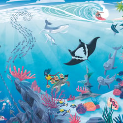 Puzzle Illustration – Ozean