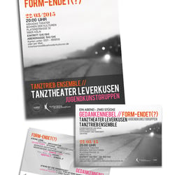Flyer & Plakat Tanztheater Leverkusen