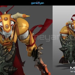 3D Minotorc Krieger Character Modeling