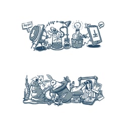 Illustrationen für die Website des Events