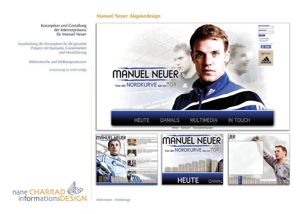 Manuel Neuer Akquisedesign
